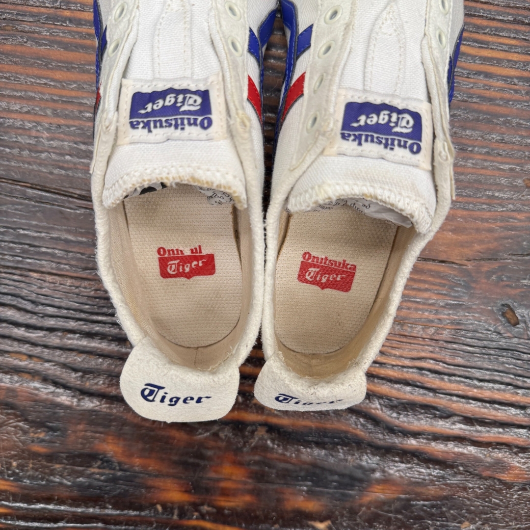 CS4382 - ONITSUKA TIGER MEXICO 66 SLIPON WHITE BLUE - 37,5