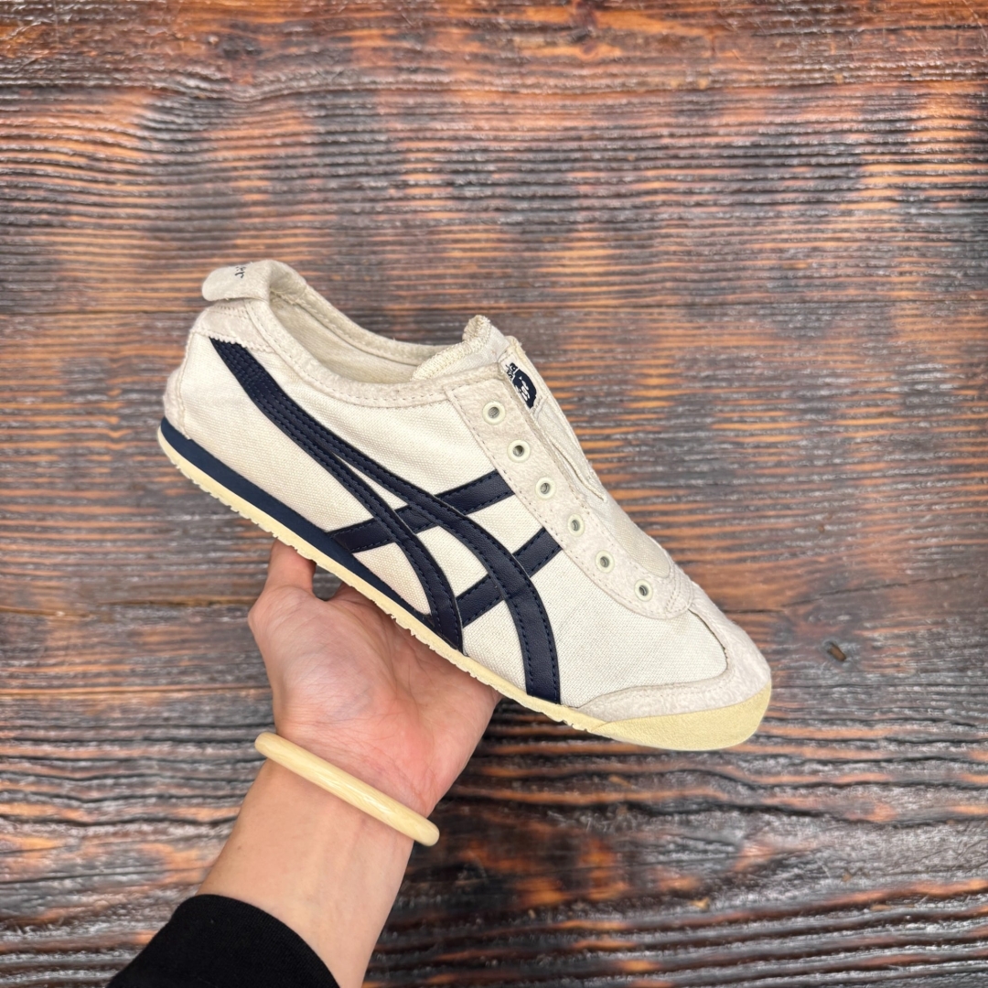 CS4384 - ONITSUKA TIGER MEXCICO 66 SLIP ON MIDNIGHT - 40