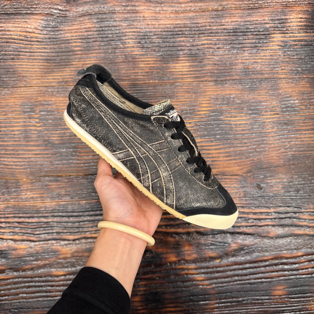 CS4398 - ONITSUKA TIGER MEXICO 66 BLACK CREAM - 39,5