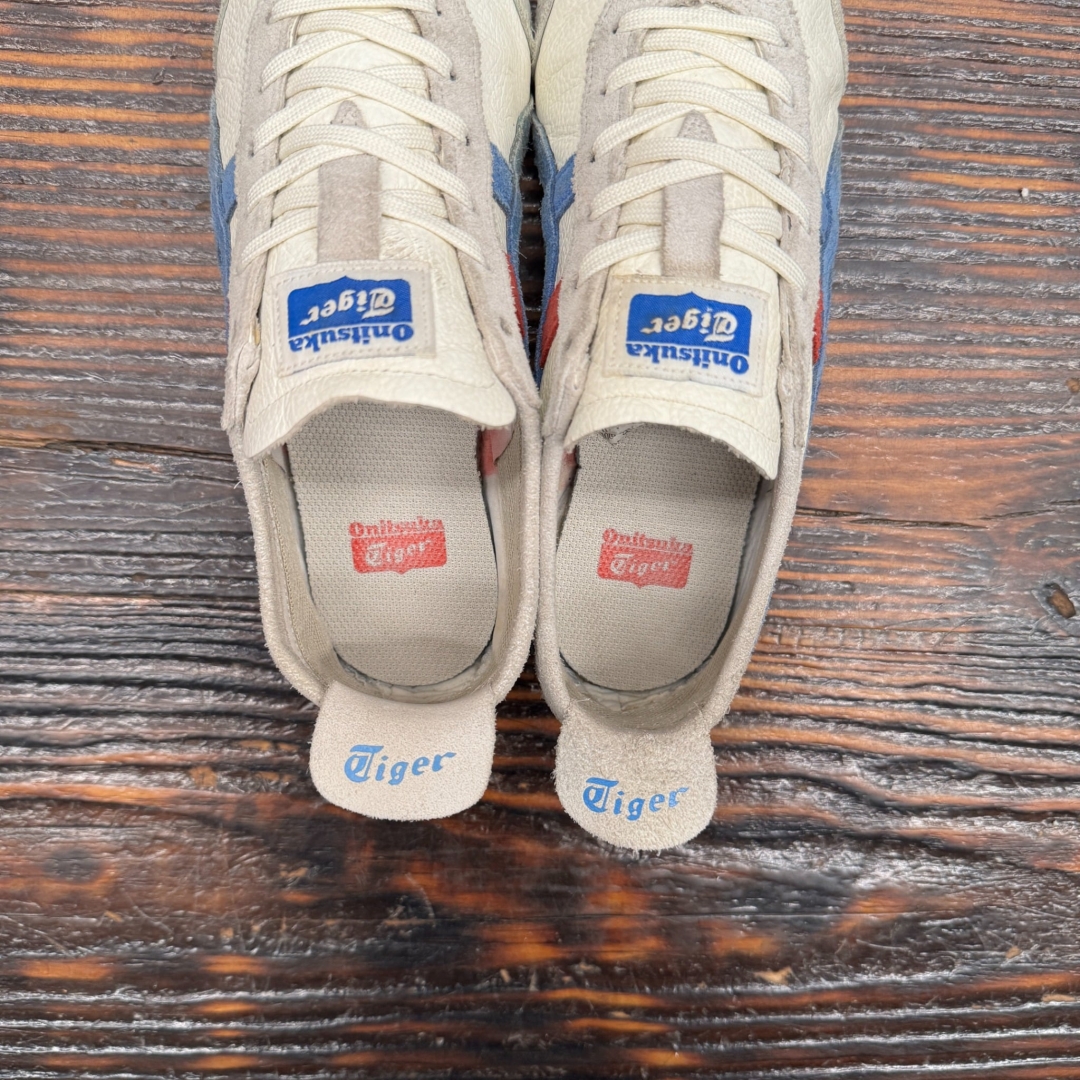 CS4413 - ONITSUKA TIGER MEXICO 66 VIN WHITE BLUE - 37,5