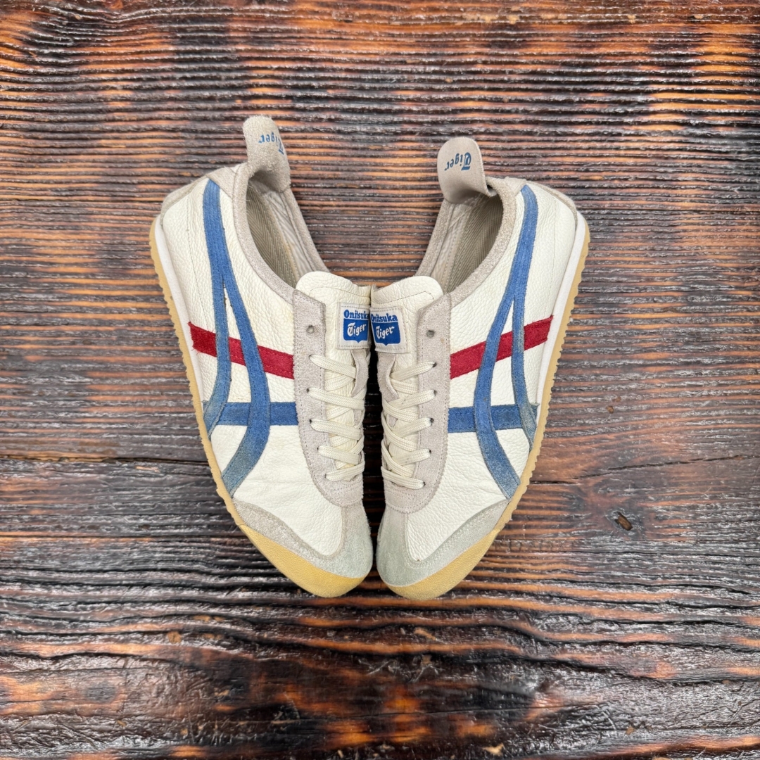 CS4413 - ONITSUKA TIGER MEXICO 66 VIN WHITE BLUE - 37,5