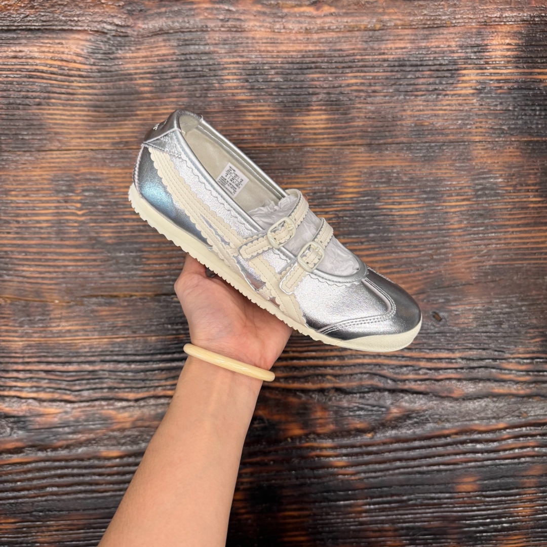 CS4426 - ONITSUKA TIGER MEXICO 66 BALLET SILVER DS - 37