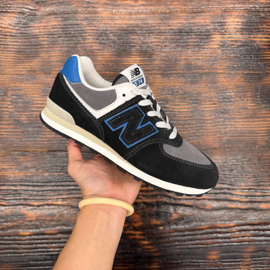 CS4452 - NEWBALANCE 574 BLACK BLUE DS FB