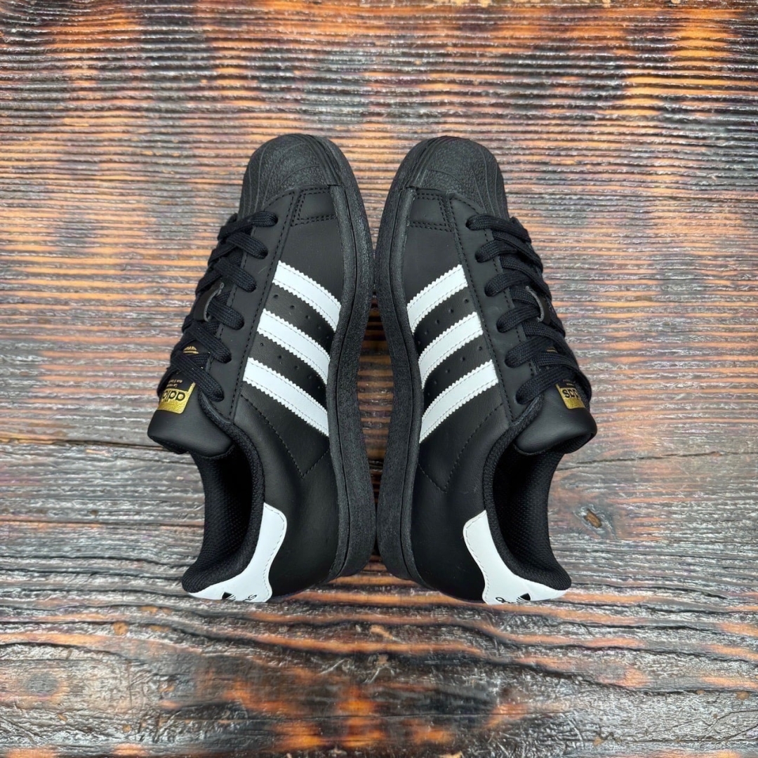 CS4739 - ADIDAS SUPERSTAR ALL BLACK DS FB - 36