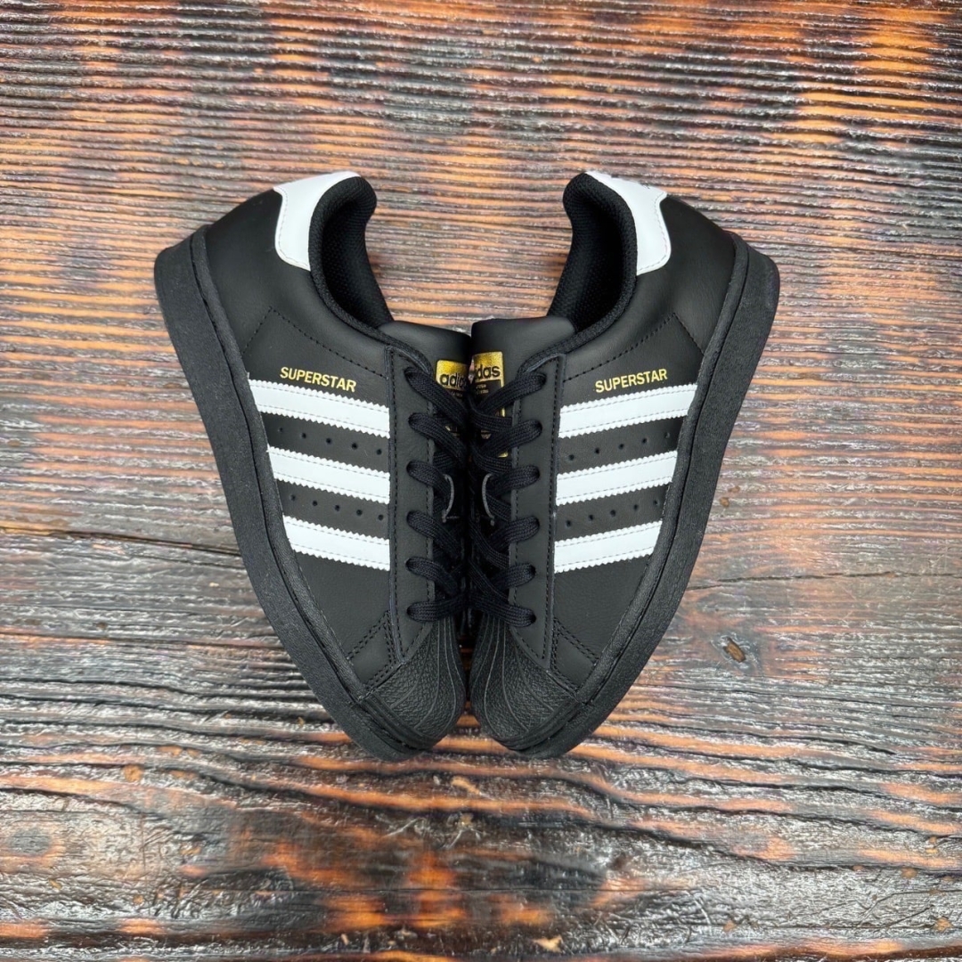 CS4739 - ADIDAS SUPERSTAR ALL BLACK DS FB - 36