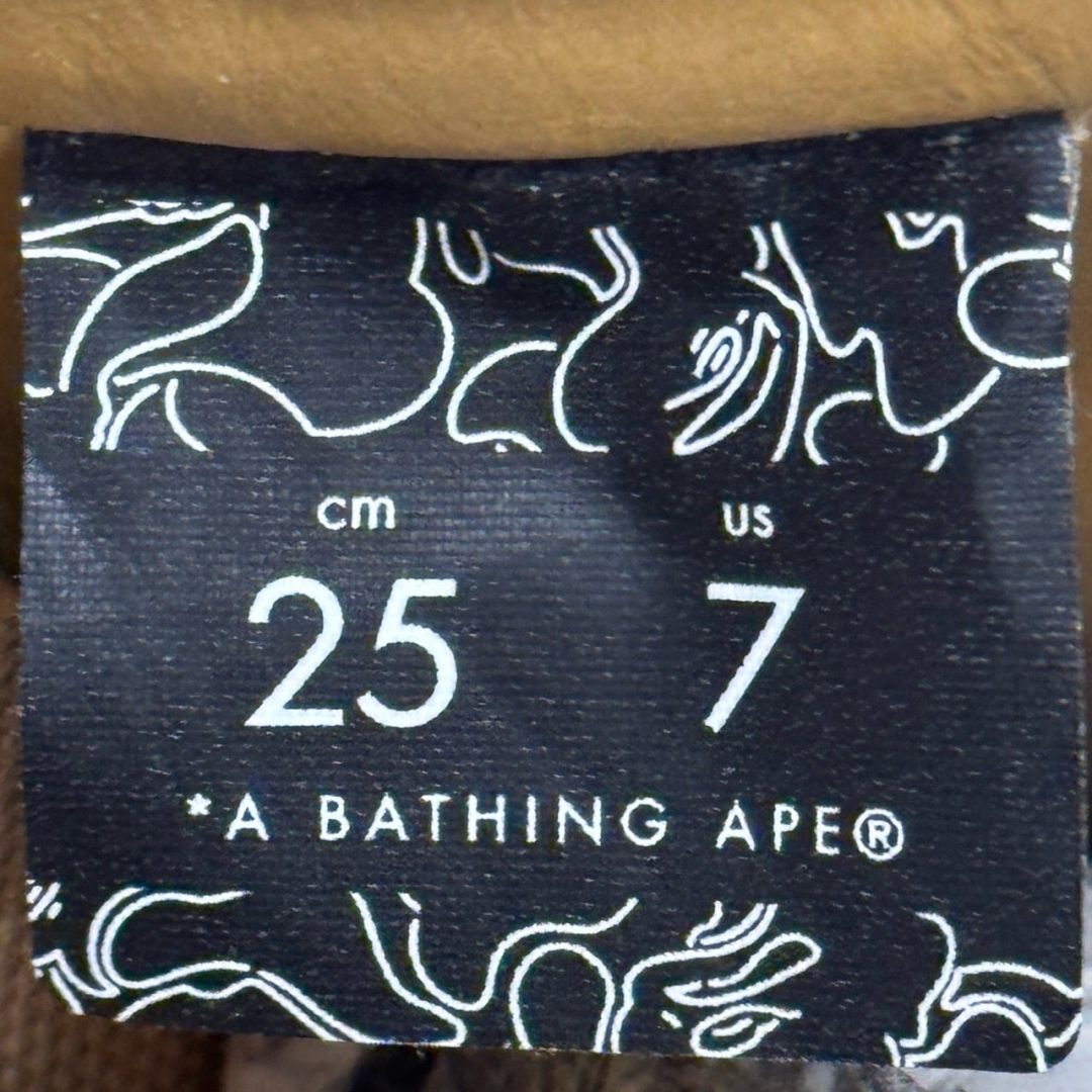 CS4745 - BAPE STA SUADE YELLOW DS FB - 7