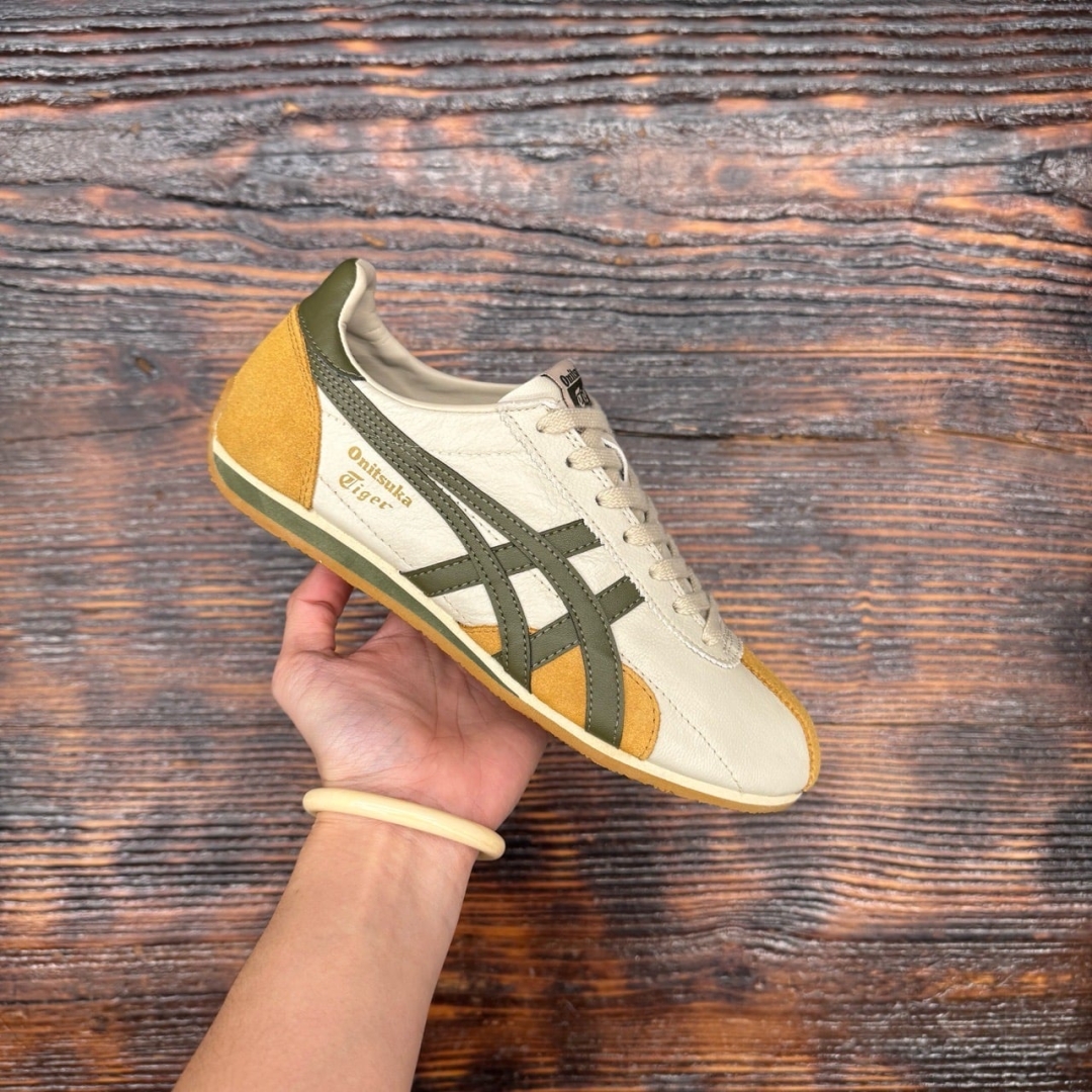 CS4750 - ONITSUKA TIGER RUNSPARK BEIGE OLIVE - 38