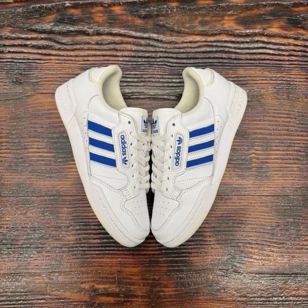 CS4757 - ADIDAS CONTINENTAL 80 STRIPES WHITE BLUE DS FB