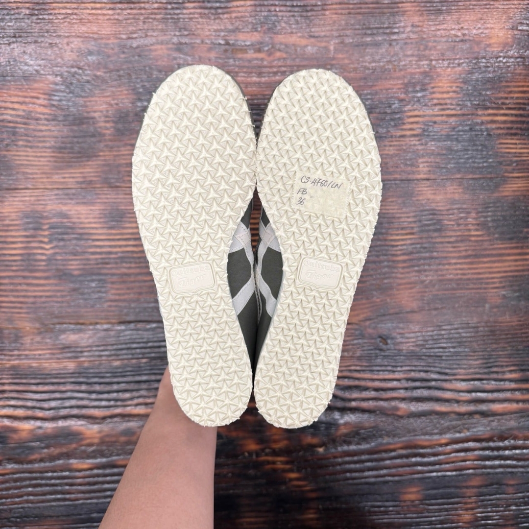 CS4760 - ONITSUKA TIGER MEXICO 66 SLIP ON OLIVE LN FB - 36