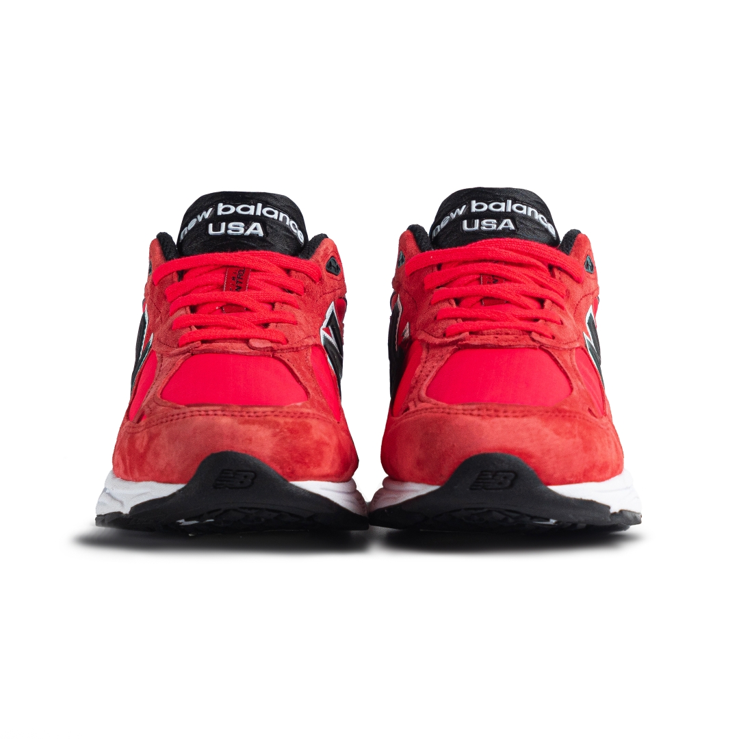 New Balance 990v3 Made In USA Red Suede - M990PL3