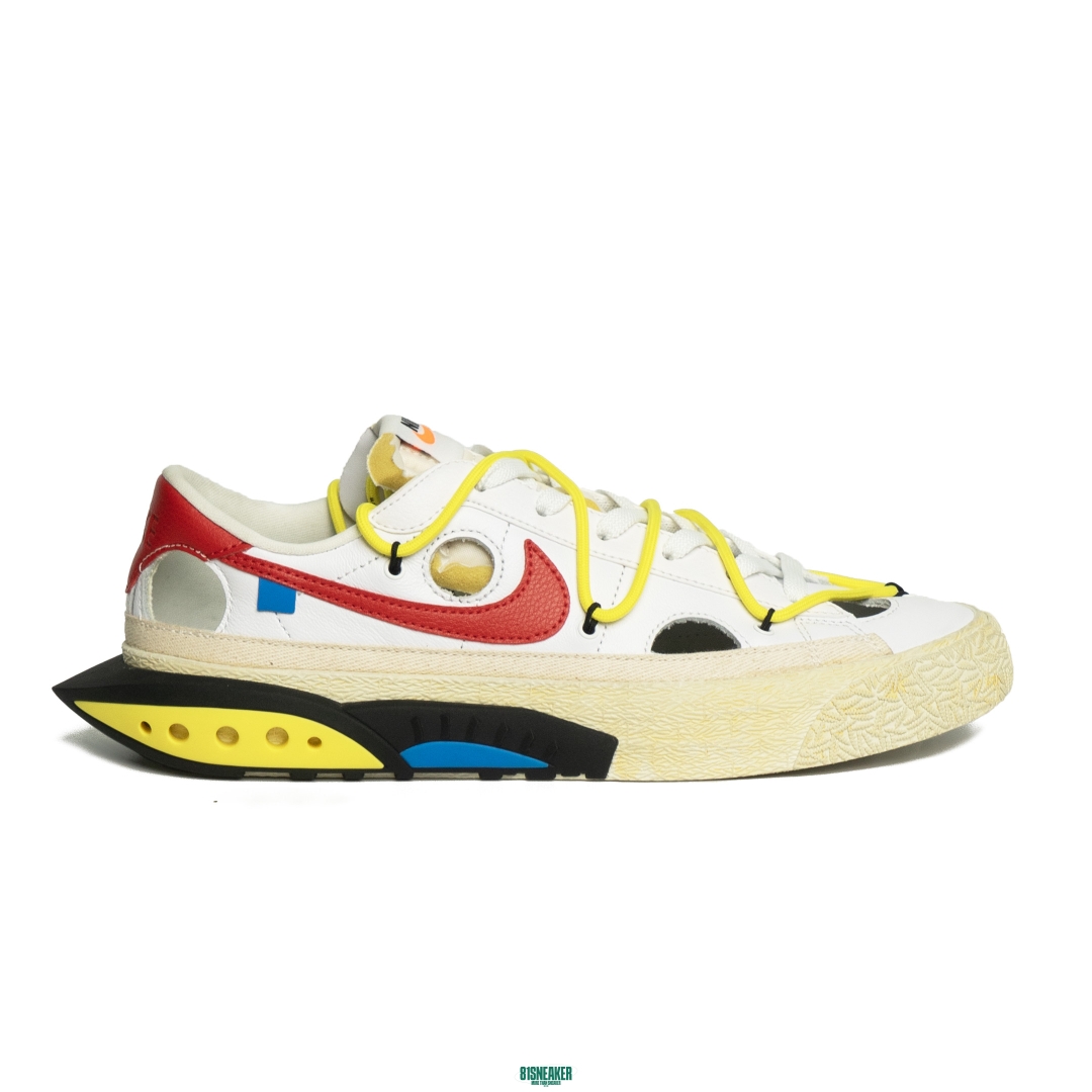 Nike Off White x Blazer Low White University Red DH7863-100