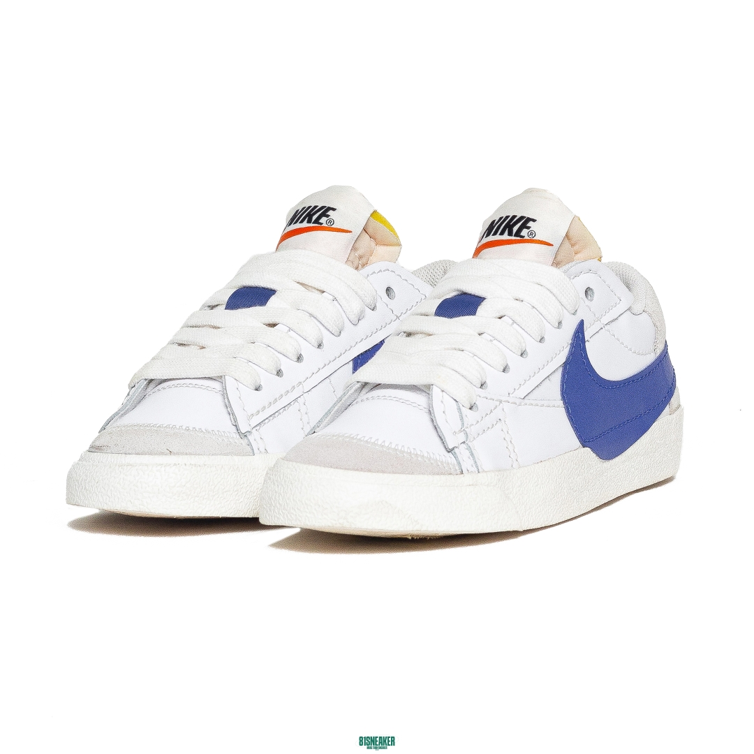 Nike Blazer Jumbo  Low 77 White Old Royal- DQ8768-100