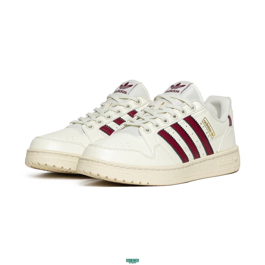 Adidas Originals Ny 90 Shoes Beige Red - H04429 