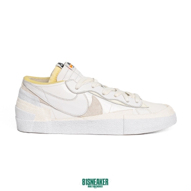Nike Blazer Low x Sacai White Patent Leather DM6443-100
