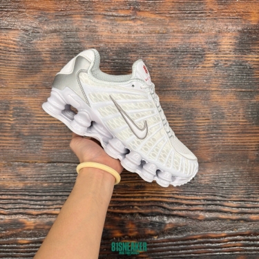 CS4727 - NIKE SHOX TL WHITE SILVER DS FB - 41