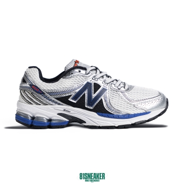 New Balance 860v2 White Team Royal Silver - ML860XB